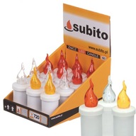 Subito S5 elektrická LED vložka pre batérie MIX x12 Subito S5 elektrická LED vložka pre batérie MIX x12