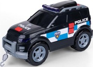 Automobil mestskej polície s ťažným zariadením Automobil mestskej polície s ťažným zariadením