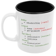 PROGRAMÁTOR hrnček, programátor, kávový, čierny PROGRAMÁTOR hrnček, programátor, kávový, čierny