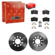 TRW ZADNÉ DISKY+DLOŽKY AUDI A4 B6 A4 B7 2000-08