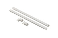 Pozdĺžna lišta pre zásuvku GTV AXIS PRO L550 550, biela obdĺžniková doska Pozdĺžna lišta pre zásuvku GTV AXIS PRO L550 550, biela obdĺžniková doska