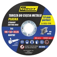 PLOCHÝ DISK T1A 115*1,6*22 SADA 10 ks PLOCHÝ DISK T1A 115*1,6*22 SADA 10 ks