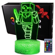 3D LED USB nočná lampa k darčeku MINECRAFT GAME 3D LED USB nočná lampa k darčeku MINECRAFT GAME