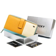 Farebná dámska peňaženka Rovicky, prírodná koža HQ