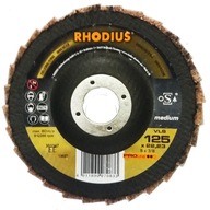 Klapkový kotúč RHODIUS 125x22,23 stred