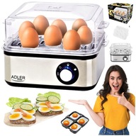 AUTOMATICKÝ VARIČ NA VAJEC 8 V 1 OMERELTY VYPRAŽENÝCH VAJEC 800 W + FORMÁT AUTOMATICKÝ VARIČ NA VAJEC 8 V 1 OMERELTY VYPRAŽENÝCH VAJEC 800 W + FORMÁT