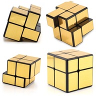 ZLATÁ Puzzle Kocka Zrkadlo Zrkadlo ZLATÉ 2x2x2