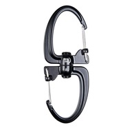 Nite Ize S-Biner 360 SlideLock Dual Carabiner #4 Black Nite Ize S-Biner 360 SlideLock Dual Carabiner #4 Black