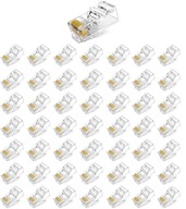 ZÁSTRČKY RJ45 rj-54 do UTP 8P8C ZÁSTRČKA 8 PIN 50 ks ZÁSTRČKY RJ45 rj-54 do UTP 8P8C ZÁSTRČKA 8 PIN 50 ks