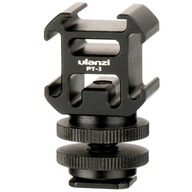 Adaptér 3x Cold Shoe pre mikrofón a LED lampu Adaptér 3x Cold Shoe pre mikrofón a LED lampu