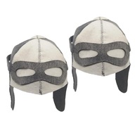 2x Unisex vyšívaný klobúk do sauny #10 2x Unisex vyšívaný klobúk do sauny #10