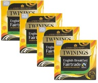 TWININGS 4xAnglické raňajky Fairtrade Bio 80t