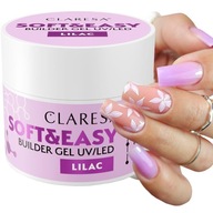 CLARESA SOFT & EASY NAIL BUILDING GEL LILAC FIALOVÁ LILAC 45 g CLARESA SOFT & EASY NAIL BUILDING GEL LILAC FIALOVÁ LILAC 45 g