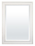Štýlové zrkadlo v bielom ráme 104x74cm 113490