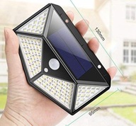 Solárna lampa s pohybovým a súmrakovým senzorom 100 LED Solárna lampa s pohybovým a súmrakovým senzorom 100 LED