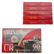 Audiokazeta na nahrávanie 90 min 5 kusov MAXELL Audiokazeta na nahrávanie 90 min 5 kusov MAXELL