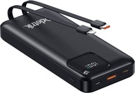 NABÍJAČKA POWERBANK 20000MAH PD3.0/QC4.0 22,5W USB/Micro USB/USB-C S KÁBLOM NABÍJAČKA POWERBANK 20000MAH PD3.0/QC4.0 22,5W USB/Micro USB/USB-C S KÁBLOM