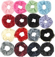 SCRUNCHIES VELGETS PÁSKY DO VLASOV 16 KUSOV SADA SCRUNCHIES VELGETS PÁSKY DO VLASOV 16 KUSOV SADA