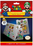 39 ks samolepiek Super Mario Mushroom na notebook 39 ks samolepiek Super Mario Mushroom na notebook