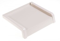 Vonkajší oceľový parapet biely 250mm Vonkajší oceľový parapet biely 250mm