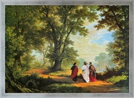 OBRAZ 55x75 JEŽIŠOVÁ CESTA DO EMAUS STRIEBORNÝ RÁM OBRAZ 55x75 JEŽIŠOVÁ CESTA DO EMAUS STRIEBORNÝ RÁM