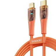 Kábel TOOCKI USB-C na LIGHTNING PD 20W 1M pre iPhone 8 X 11 12 13 14 Pro Max Kábel TOOCKI USB-C na LIGHTNING PD 20W 1M pre iPhone 8 X 11 12 13 14 Pro Max
