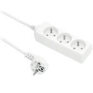 NAPÁJACÍ KÁBEL NAPÁJACÍ PÁS 5M 3 ZÁSUVKY BIELE PS-370 3x1,5 NAPÁJACÍ KÁBEL NAPÁJACÍ PÁS 5M 3 ZÁSUVKY BIELE PS-370 3x1,5