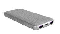 Powerbanka Silicon Power QP77 10000mAh 1x USB-C, 1x USB-A, šedá