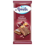 Alpinella mliečna čokoláda so sušeným ovocím a orechmi 90g, krabička 21 kusov Alpinella mliečna čokoláda so sušeným ovocím a orechmi 90g, krabička 21 kusov