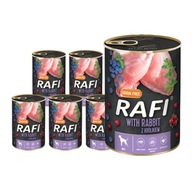 RAFI MOKRÉ KRMIVO PRE PSA SÚPRAVA KRÁLIKOV 12x800g RAFI MOKRÉ KRMIVO PRE PSA SÚPRAVA KRÁLIKOV 12x800g