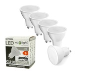 5x GU10 LED žiarovka 5W 4000K neutrálna biela 400lm 120° 5x GU10 LED žiarovka 5W 4000K neutrálna biela 400lm 120°