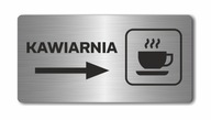 CAFE šípka vpravo | Doska z nehrdzavejúcej ocele CAFE šípka vpravo | Doska z nehrdzavejúcej ocele
