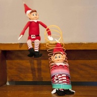 Vianočná zábava Naughty Elf 35 cm vysokej kvality
