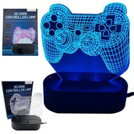 NOČNÁ LAMPA PODLOŽKA FARBY 3D LED darček PRE HRÁČA priateľa k Vianociam NOČNÁ LAMPA PODLOŽKA FARBY 3D LED darček PRE HRÁČA priateľa k Vianociam