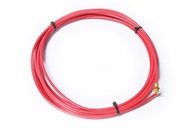 Červená teflónová vložka pre drôt 1,0 - 1,2, dĺžka 3m