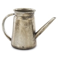 KRYT NA KVETINÁČ STRIEBORNÁ KONVIČKA 15x10cm KOV KRYT NA KVETINÁČ STRIEBORNÁ KONVIČKA 15x10cm KOV