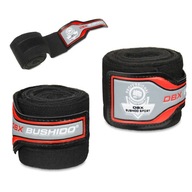 ELASTICKÉ ČIERNE BOXERSKÉ BANDÁŽE, pásky 4 METROVÁ BUSHIDO SET. ELASTICKÉ ČIERNE BOXERSKÉ BANDÁŽE, pásky 4 METROVÁ BUSHIDO SET.