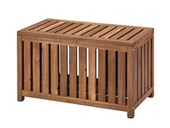 Záhradný úložný box Ikea Nammaro drevo hnedý