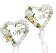 Hearts House of the Bride and Groom 2ks SET farieb Hearts House of the Bride and Groom 2ks SET farieb