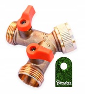 BRADAS MOSADZNÁ štiepačka na tričká 3/4 INCH BRADAS MOSADZNÁ štiepačka na tričká 3/4 INCH