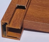 žľabový profil drevu podobný panel imitácia dreva