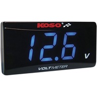 Koso slim modrý elektronický voltmeter Koso slim modrý elektronický voltmeter