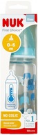 NUK SKLENENÁ FĽAŠA 240ml UKAZATEL TEPLOTY 0-6m TYRKYSOVÁ 10745121 NUK SKLENENÁ FĽAŠA 240ml UKAZATEL TEPLOTY 0-6m TYRKYSOVÁ 10745121