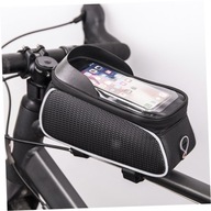 Vodotesná taška na bicykel s krytým držiakom telefónu Model01 čierna Vodotesná taška na bicykel s krytým držiakom telefónu Model01 čierna