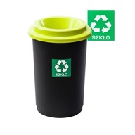 ODPADOVÉ koše 50L ECO BIN zelený sklenený kôš ODPADOVÉ koše 50L ECO BIN zelený sklenený kôš