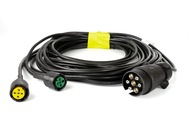 Prívesný kábel 7 pin 5,2 m bajonet 5-PIN Prívesný kábel 7 pin 5,2 m bajonet 5-PIN