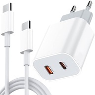RÝCHLA SIEŤOVÁ NABÍJAČKA USB-C QC 3.0 PD + KÁBL RÝCHLA SIEŤOVÁ NABÍJAČKA USB-C QC 3.0 PD + KÁBL