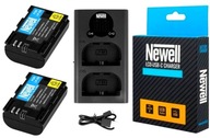 Dvojkanálová nabíjačka Newell LP-E6 pre Canon pre fotoaparáty Canon + batérie