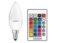 E14 LED žiarovka 4,5 W RGB+W 2700 K sviečka E14 LED žiarovka 4,5 W RGB+W 2700 K sviečka