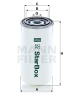 Olejový filter MANN-FILTER LB 950/20